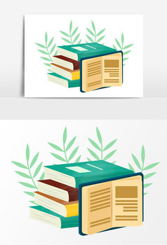 世界读书日 书籍与矢量素材的完美结合